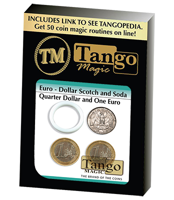 Euro-Dollar Scotch And Soda (ED000) (Quarter Dollar and 1 Euro) by Tango-Trick