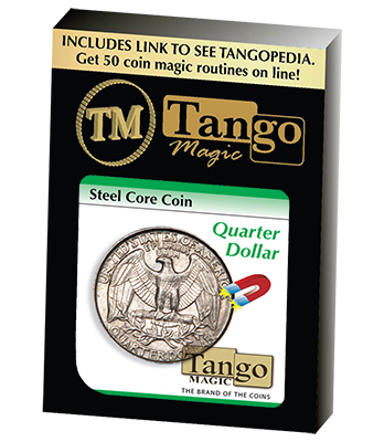 Steel Core Coin US Quarter Dollar (D0030) by Tango -Trick