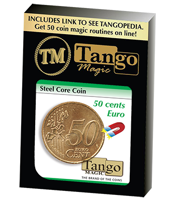 Steel Core Coin (50 Cent Euro) by Tango -Trick (E0022)