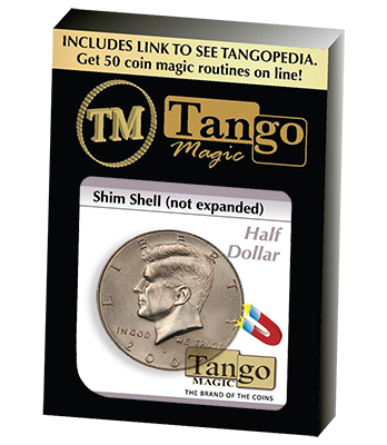 Shim Shell Half Dollar NOT Expanded (D0083) by Tango - Trick