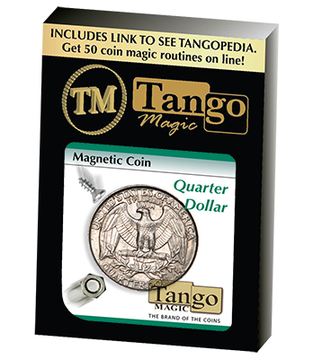 Magnetic Coin D0026(Quarter Dollar) by Tango - Trick