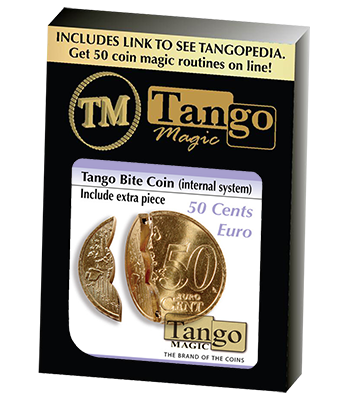 Bite Coin - (Euro 50 Cent - Internal With Extra Piece) by Tango - Trick (E0043)