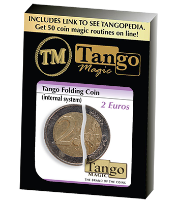Tango Folding Coin 2 Euro Internal System by Tango-Trick (E0039)