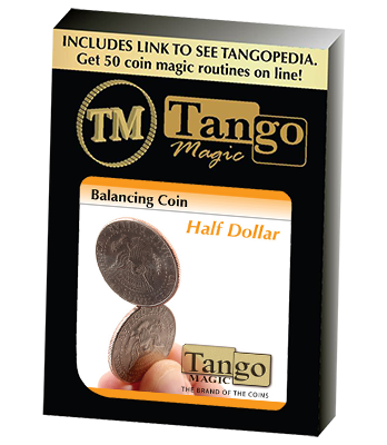Balancing Coin (Half Dollar) by Tango Magic - Trick (D0067)