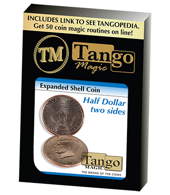 Expanded Shell Half Dollar (Two Sided)D0006 by Tango - Trick