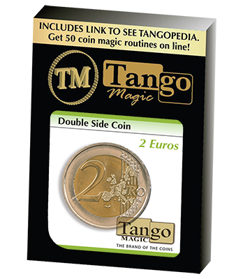 Double Sided Coin (2 Euro) by Tango - Trick (E0027)