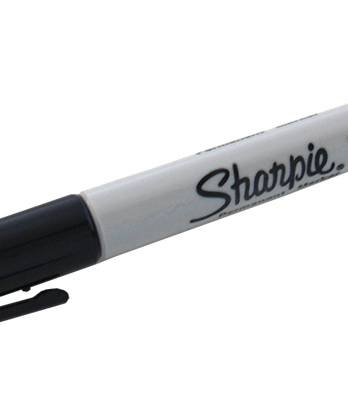 (Ungimmicked) Fine-Tip Sharpie (Black) box of 12 by Murphy's Magic Supplies - Trick