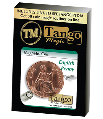 Magnetic Coin English Penny (D0027)by Tango - Trick