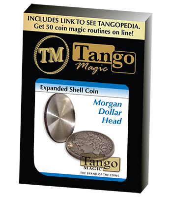Expanded Shell Coin - Morgan Dollar (D0008)(Head) by Tango - Trick