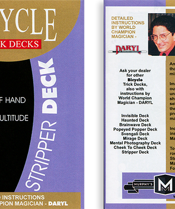 Stripper Deck Mandolin Bicycle (Blue)