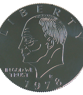 Eisenhower Palming Coin (Dollar Sized)by You Want it We Got it - Trick