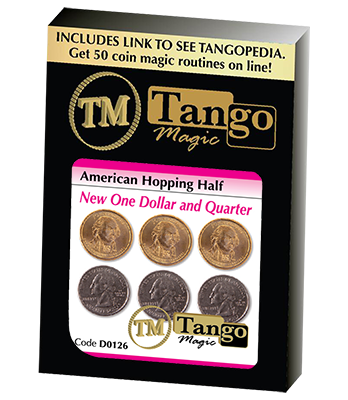 American Hopping Half w/One Dollar and One Quarter Dollar (D0126)