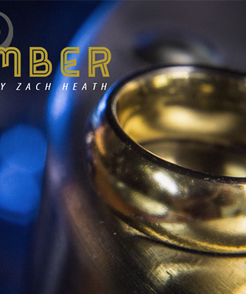 Ash and Ember Gold Curved Size 9 (2 Rings) by Zach Heath  - Trick