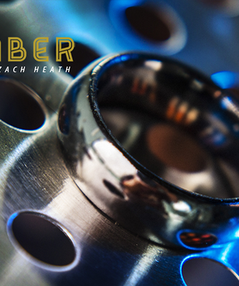 Ash and Ember Silver Curved Size 9 (2 Rings) by Zach Heath  - Trick