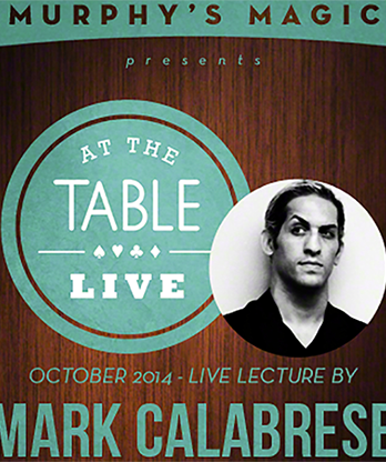 At the Table Live Lecture - Mark Calabrese 10/29/2014 - video DOWNLOAD