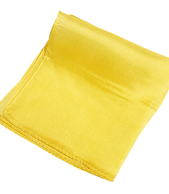 Silk 9 inch (Yellow) Magic by Gosh - Trick