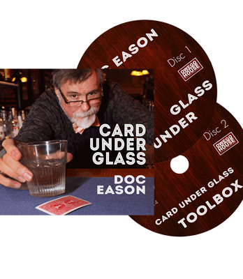 Doc Eason Card Under Glass (2 DVD set) by Kozmomagic - DVD