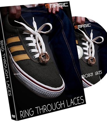 Ring Through Laces (Gimmicks and instruction) by Smagic Productions - Trick