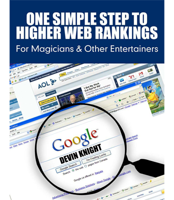 One Simple Step To Higher Web Rankings For Magicians by Devin Knight - eBook DOWNLOAD