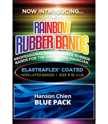 Joe Rindfleisch's Rainbow Rubber Bands (Hanson Chien - Blue Pack) by Joe Rindfleisch - Trick