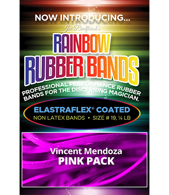 Joe Rindfleisch's Rainbow Rubber Bands (Vince Mendoza - Mr. Pink) by Joe Rindfleisch - Trick