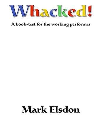Whacked Book Test by Mark Elsdon - eBook DOWNLOAD