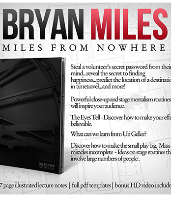 Miles from Nowhere Lecture Notes (with Bonus Tricks Online) by Bryan Miles - eBook