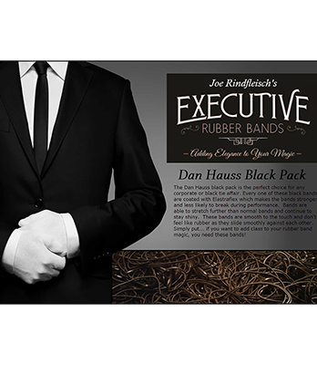 Joe Rindfleisch's Executive Rubber Bands (Dan Hauss - Black Pack) by Joe Rindfleisch - Trick