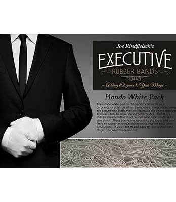 Joe Rindfleisch's Executive Rubber Bands (Hondo - White Pack) by Joe Rindfleisch - Trick