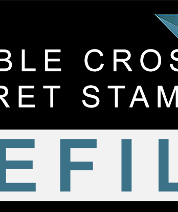 Secret Stamper Part (Refill) for Double Cross by Magic Smith - Trick