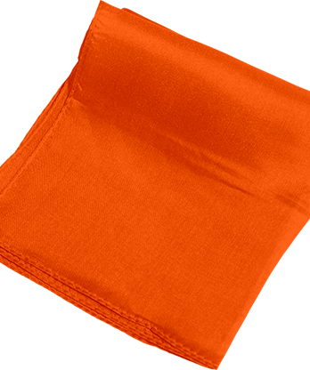 Silk 18 inch (Orange) Magic by Gosh - Trick