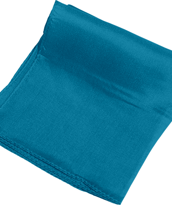 Silk 9 inch (Turquoise) Magic by Gosh - Trick