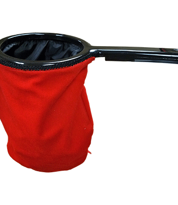 Change Bag Velvet with Zipper (Red) by Bazar de Magia - Trick