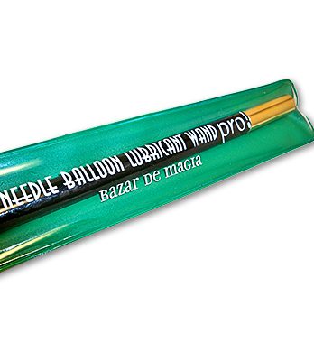 Needle Balloon Lubricant Wand Brass Tips by Bazar de Magia - Trick