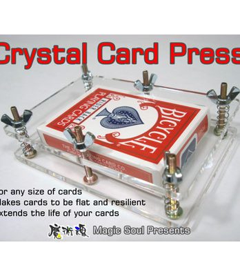 Crystal Card Press by Hondo & Fon - Trick