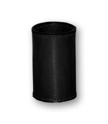 Leather Coin Cylinder (Black, Dollar Size)- Tricks