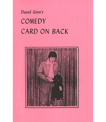 Comedy Card On Back by David Ginn - eBook DOWNLOAD