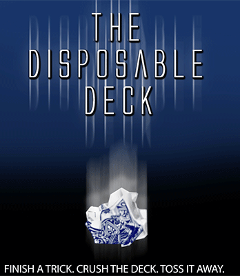 Disposable Deck 2.0 (blue) by David Regal - Trick