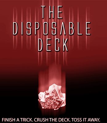 Disposable Deck 2.0 (red) by David Regal - Trick
