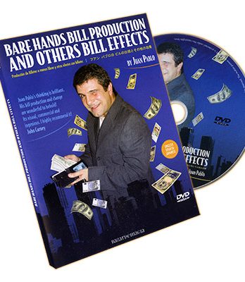 Bare Hands Bill Production and Other Bill Effects (incl. Gimmicks) by Juan Pablo - DVD