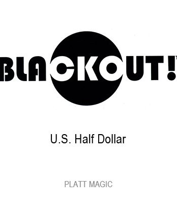Blackout (US Half Dollar, With DVD) by Brian Platt - DVD