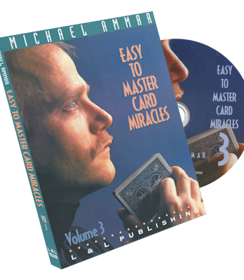 Easy to Master Card Miracles Volume 3 by Michael Ammar - DVD