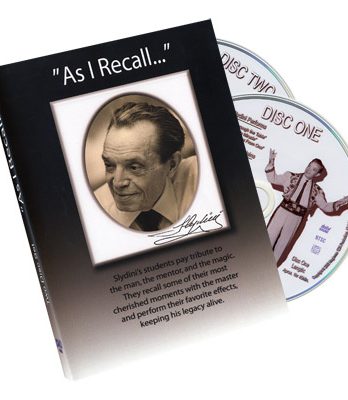 As I Recall (2 DVD Set) - Tony Slydini