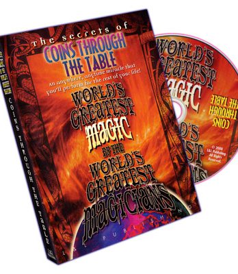 World's Greatest Magic: Coins Through Table - DVD