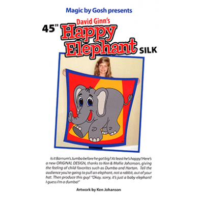 Happy Elephant Silk (45 inch) by David Ginn and Goshman - Tricks