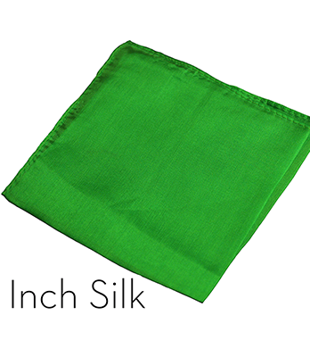 Silk 9 inch (Green) Magic by Gosh - Trick
