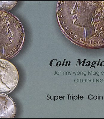 Super Triple Coin (with DVD) by Johnny Wong - Trick