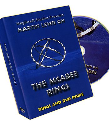 McAbee Rings (Gold Rings and DVD) by Martin Lewis - Trick