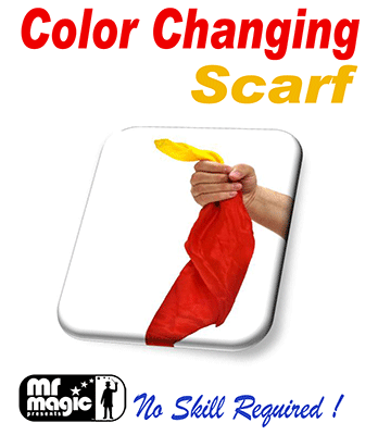 Color Changing Silk Scarf by Mr. Magic - Trick