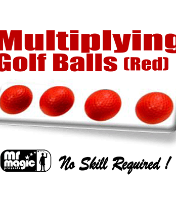 Multiplying Golf Balls (Red) by Mr. Magic - Trick